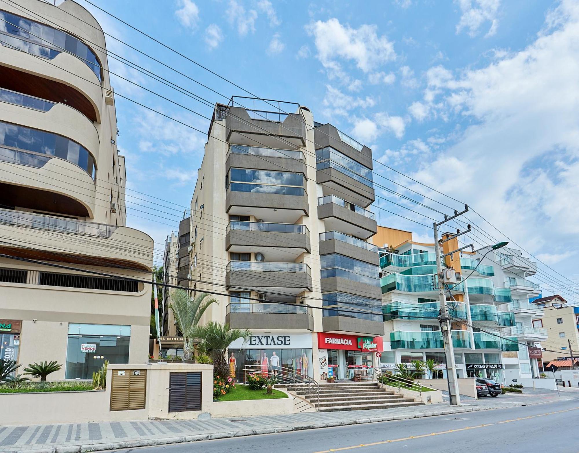 187 Apartamento 50M Da Praia. Bela Vista Ao Mar. Em Avenida Principal De Bombinhas. Luaran gambar