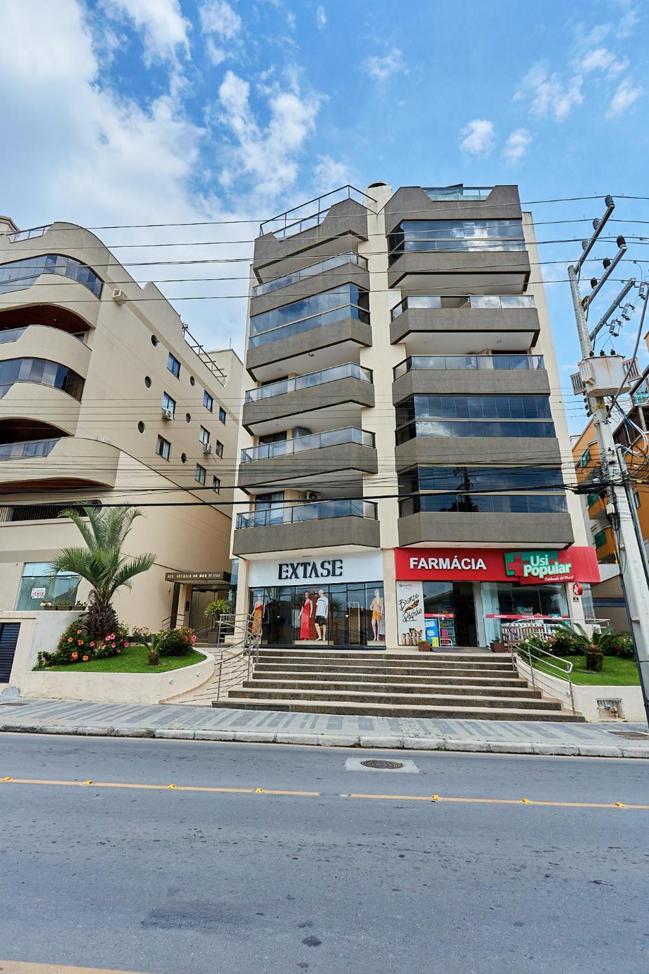 187 Apartamento 50M Da Praia. Bela Vista Ao Mar. Em Avenida Principal De Bombinhas. Luaran gambar